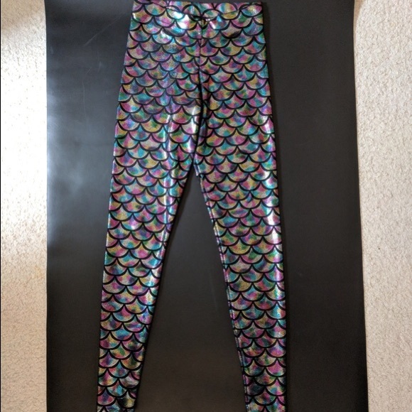 Blackmilk Pants - BlackMilk Mermaid Jelly Bean Legging LIMITED